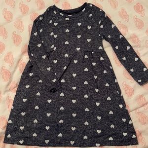 Baby Gap long-sleeve heart dress